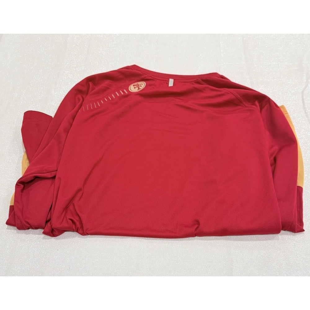 San Francisco 49ers Men's Long Sleeve Shirt 2XL NFL Team Apparel - Picture 3 of 5